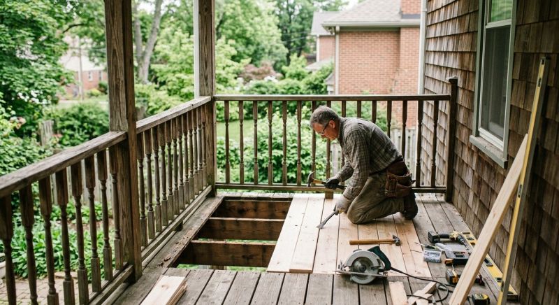 Cedar Deck Repair in Redmond, WA