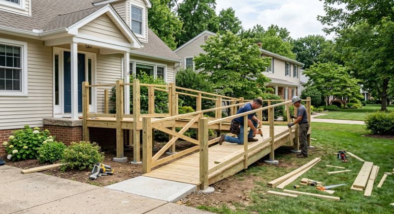 Wheelchair Ramp Installation in Wilmington, NC